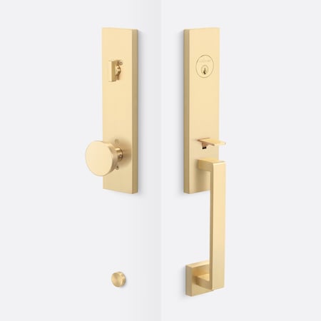 Sure-Loc Hardware Sure-Loc Hardware Turin Handleset, Flat Black TN507 FBL